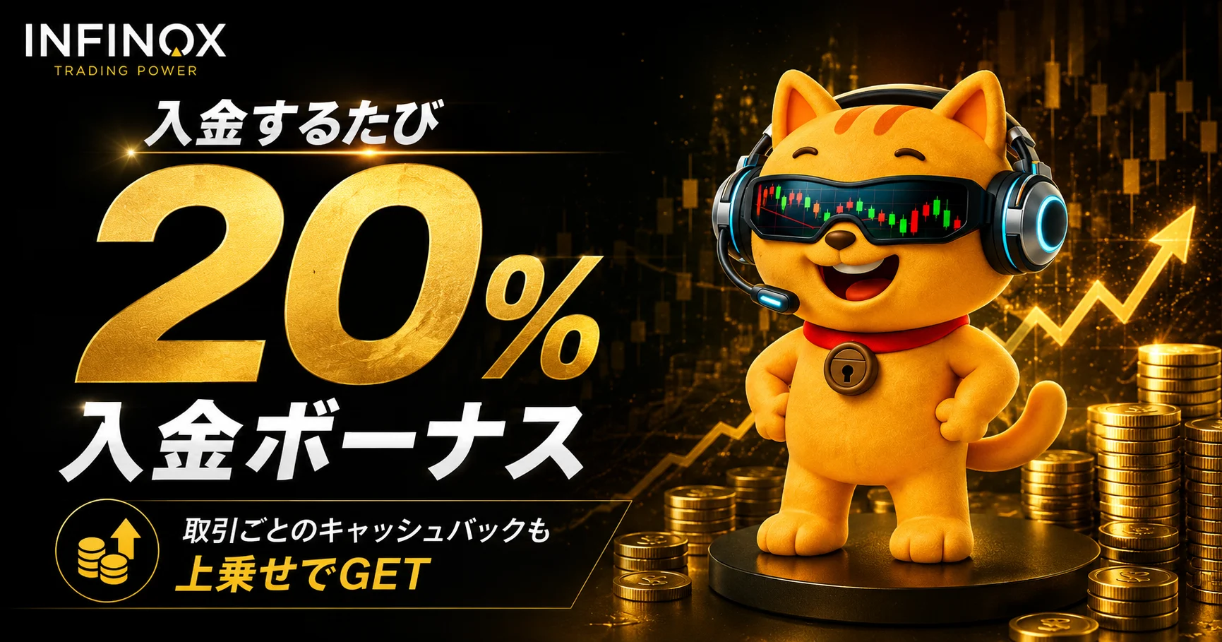 【INFINOX × マネチャ】期間限定50%クレジットボーナス 最大$1,500