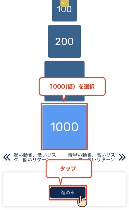 FXGT 口座開設 レバレッジを選択して進める
