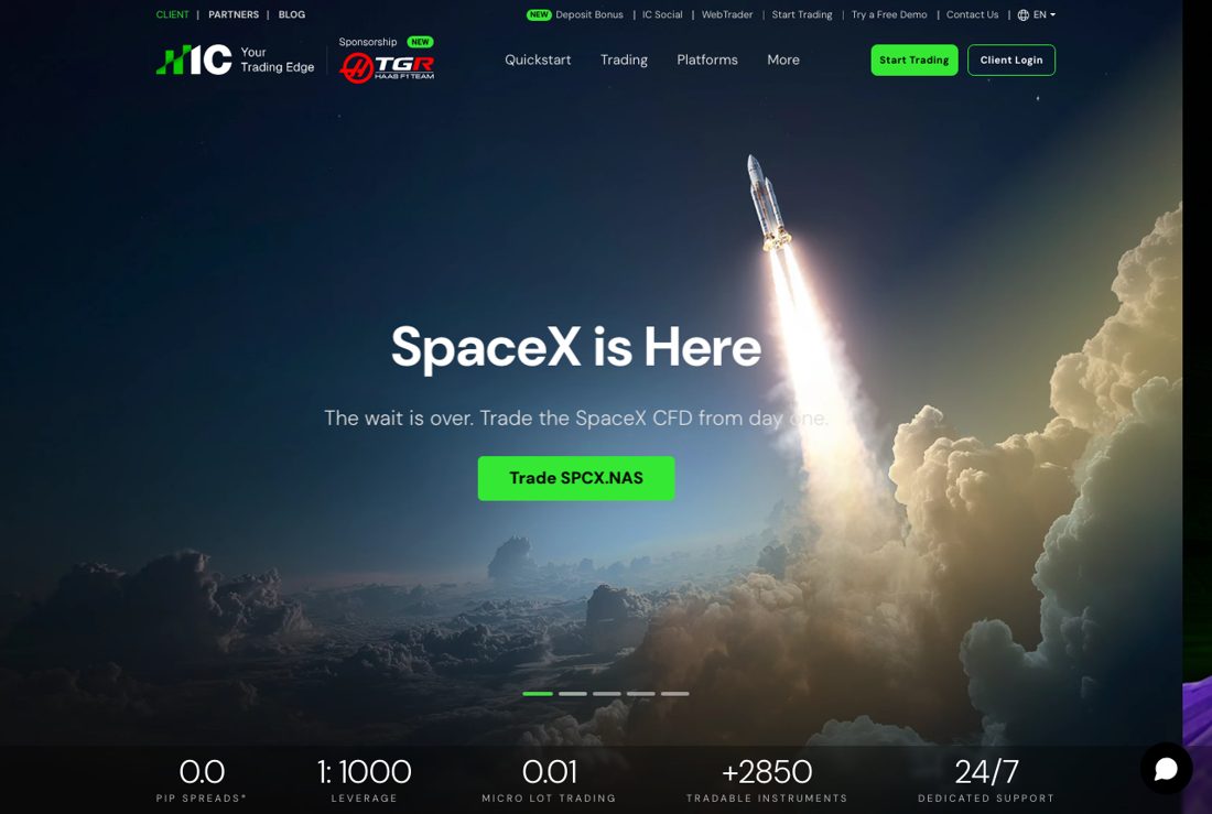 IC Markets公式サイト（英語版・2026年6月時点）